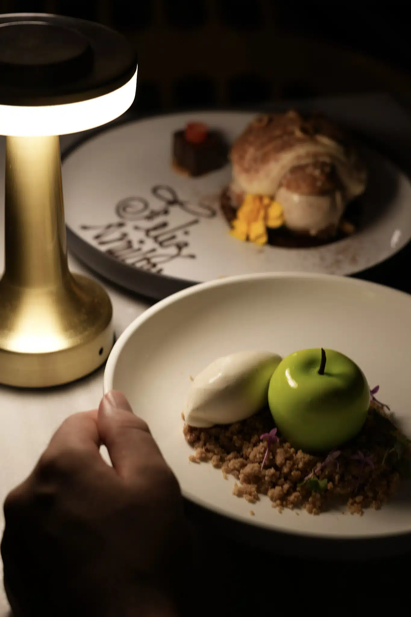 Creative desserts served at a restaurant in Panama City