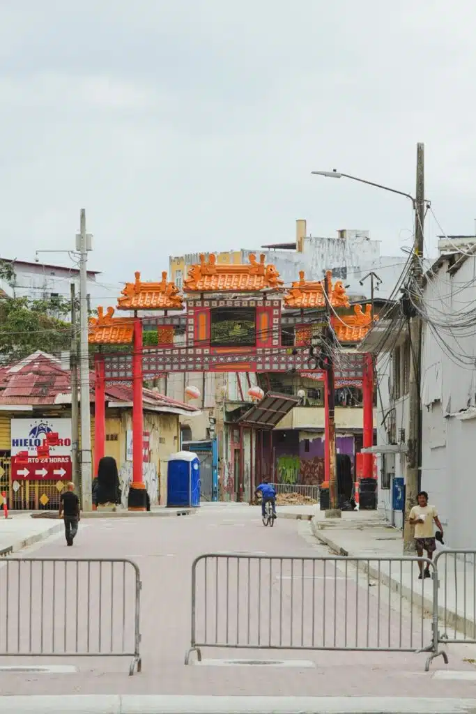 View of Old Chinatown city gate, visiting which is the best thing to do in Panama City