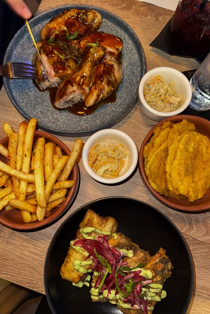 Afro-Caribbean dishes served in Tapa del Coco in Panama City