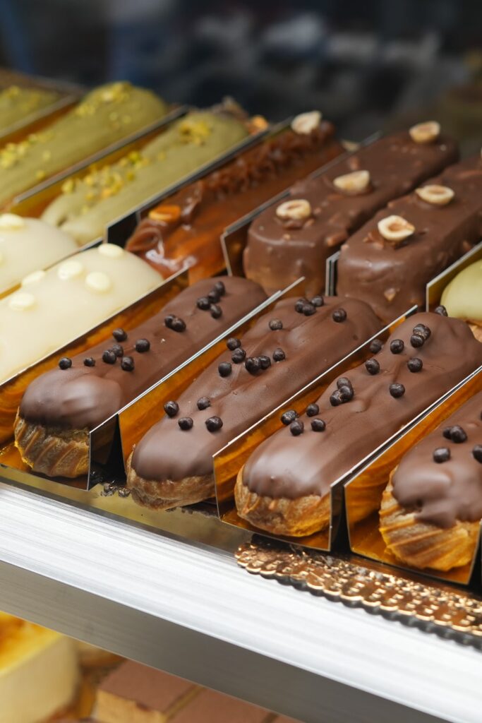 Eclairs at a cafe in Panama City