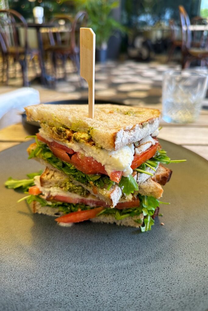 Sandwich in a cafe in Panama City