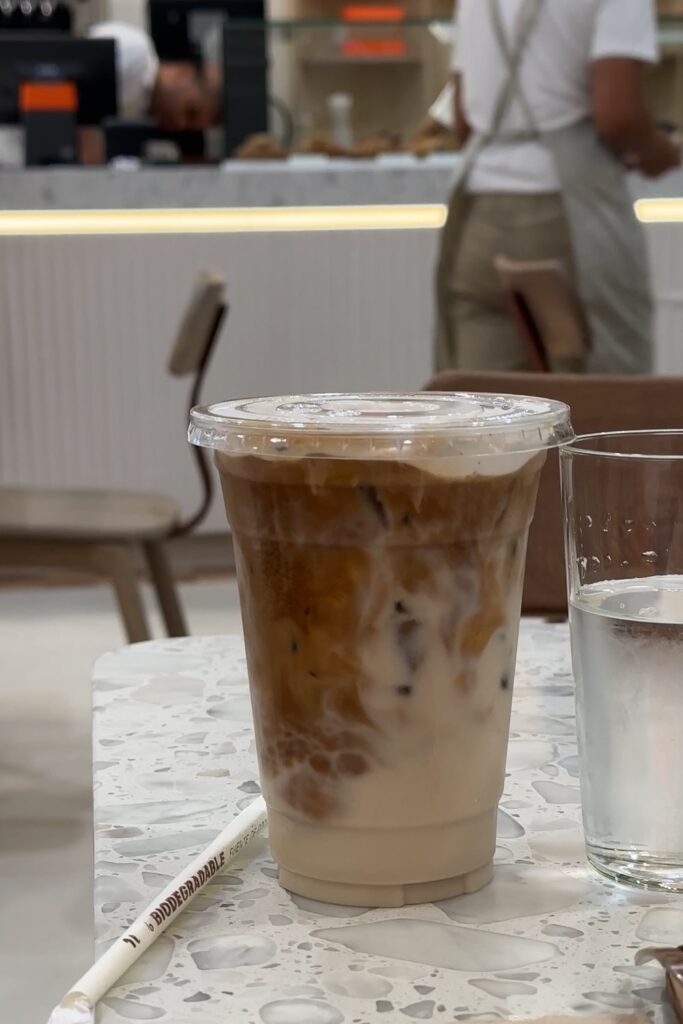 iced latte in panama city