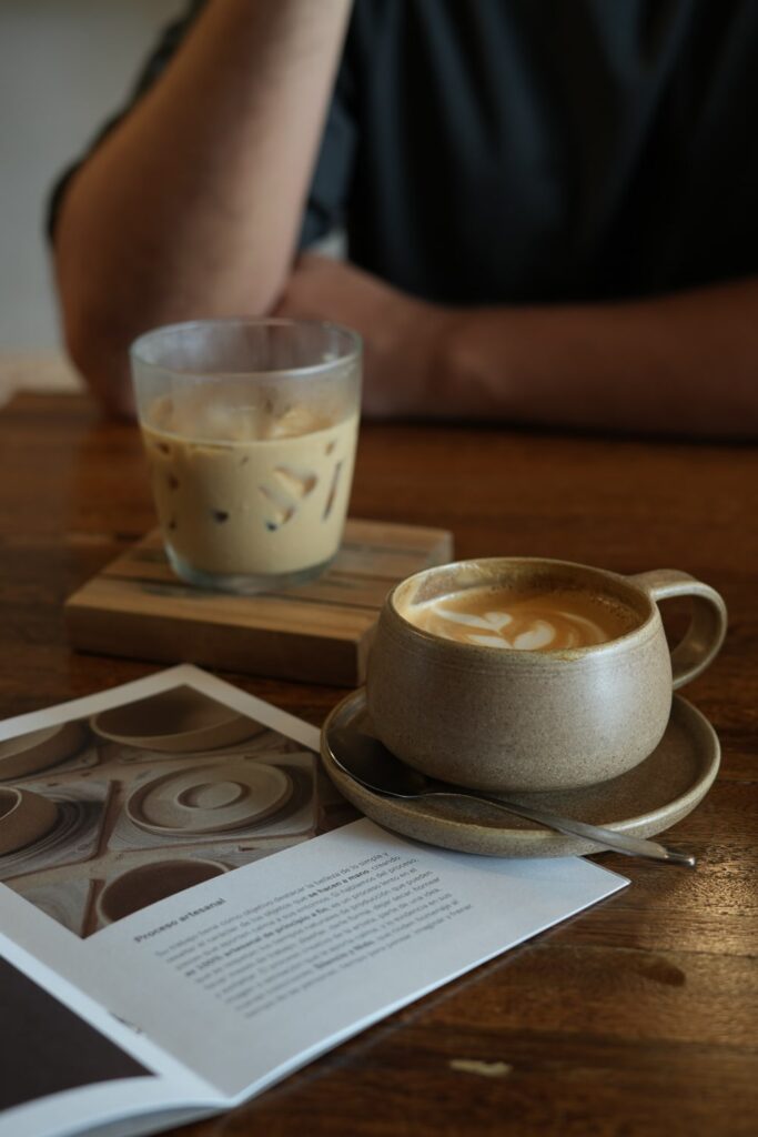a latte at the best cafe in Panama City