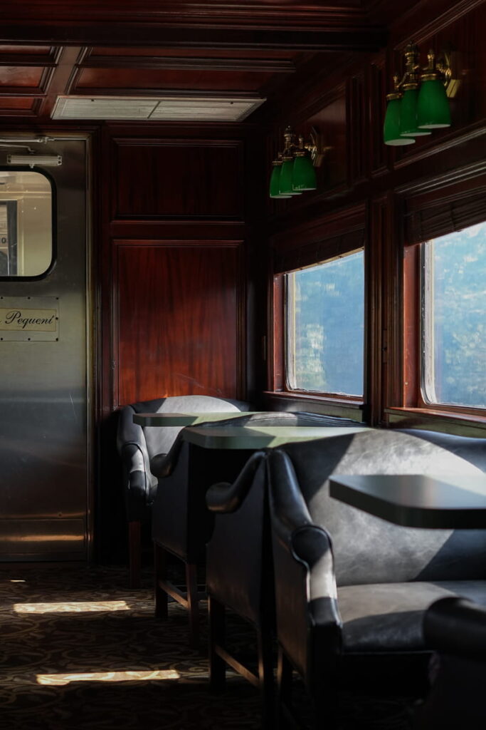 decoration inside the panama canal train